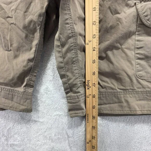 Kuhl Shorts Womens 6 Brown Cargo Pockets Hiking Camping Splash 11" Inseam - Picture 11 of 14